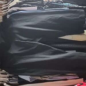 Fleece pants wide-leg